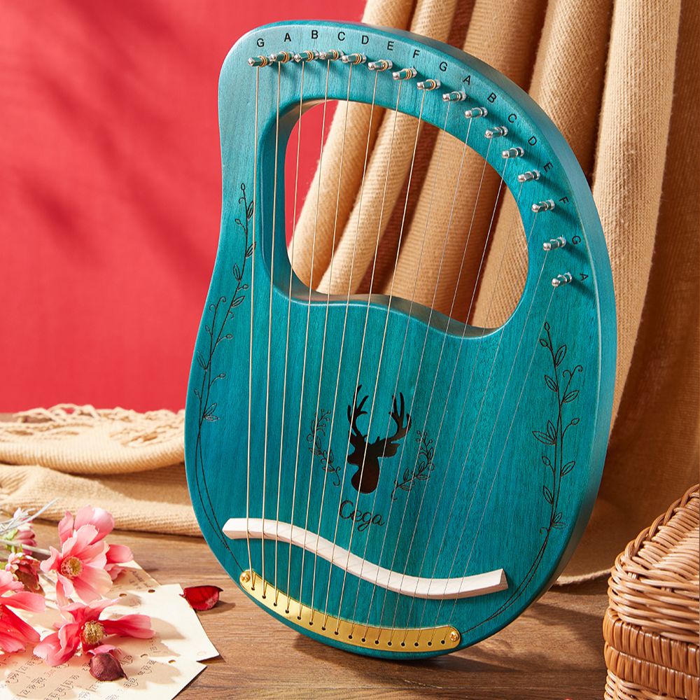 16 Strings Lyre Harp  ȣ  Ǳ Ǳ Lyre HarpTuning Tool ʱ 